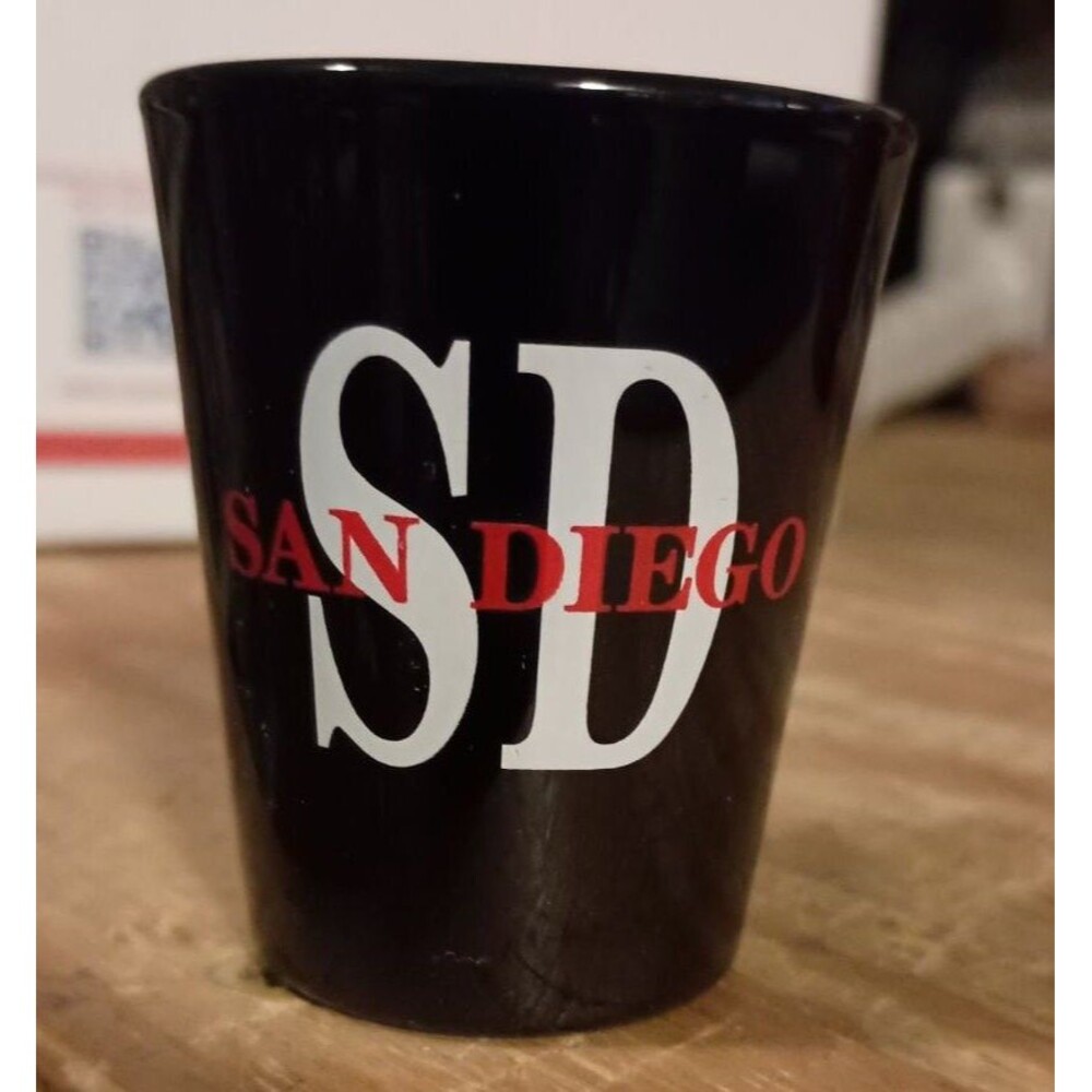 SAN DIEGO CALIFORNIA Shot Glass, Souvenir Shot Glasses, State Souvenir Glass #1